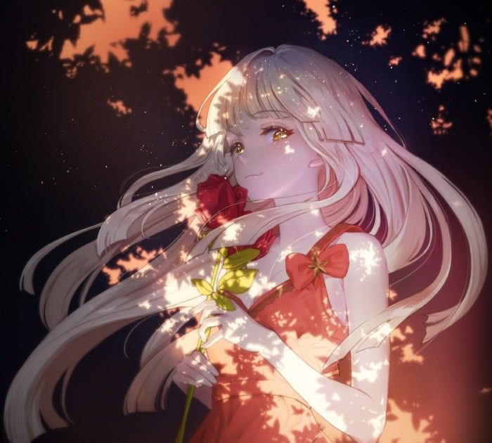 动漫·少女·头像:多谢你做我平淡岁月里的日月星辰,带给我光芒