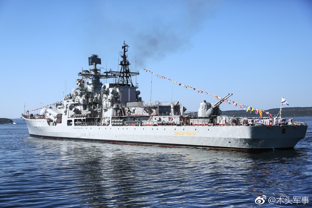2018年7月29日,北莫尔斯克,俄罗斯北方舰队举行庆祝海军节阅兵活动.