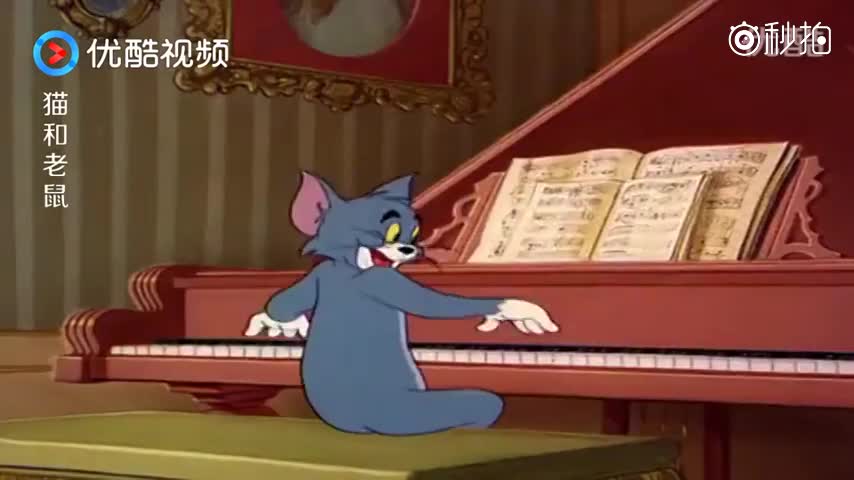 杰瑞一听到音乐就想跳舞,完全不受