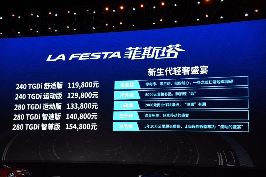 北京现代菲斯塔导购，起价11.98万元，次顶配综合表现胜出