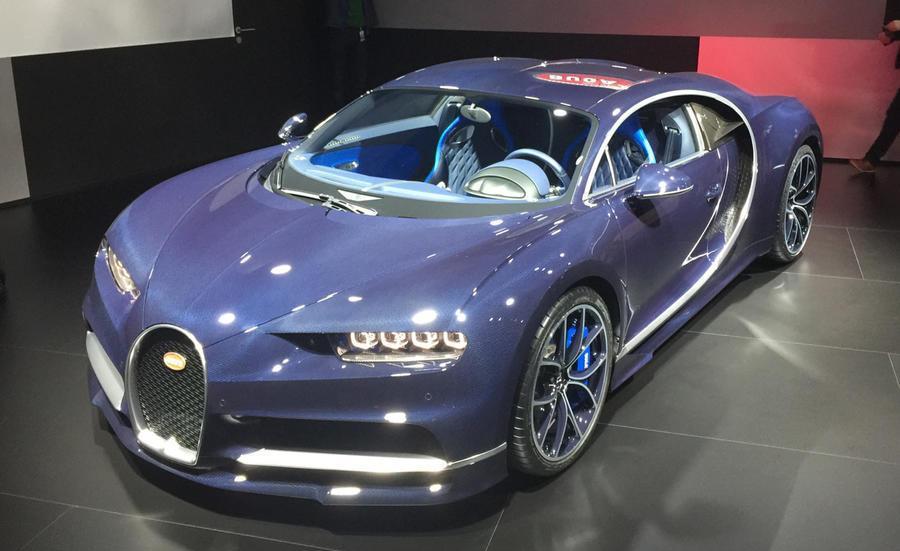 布加迪Chiron特别版亮相日内瓦 全新车身涂装