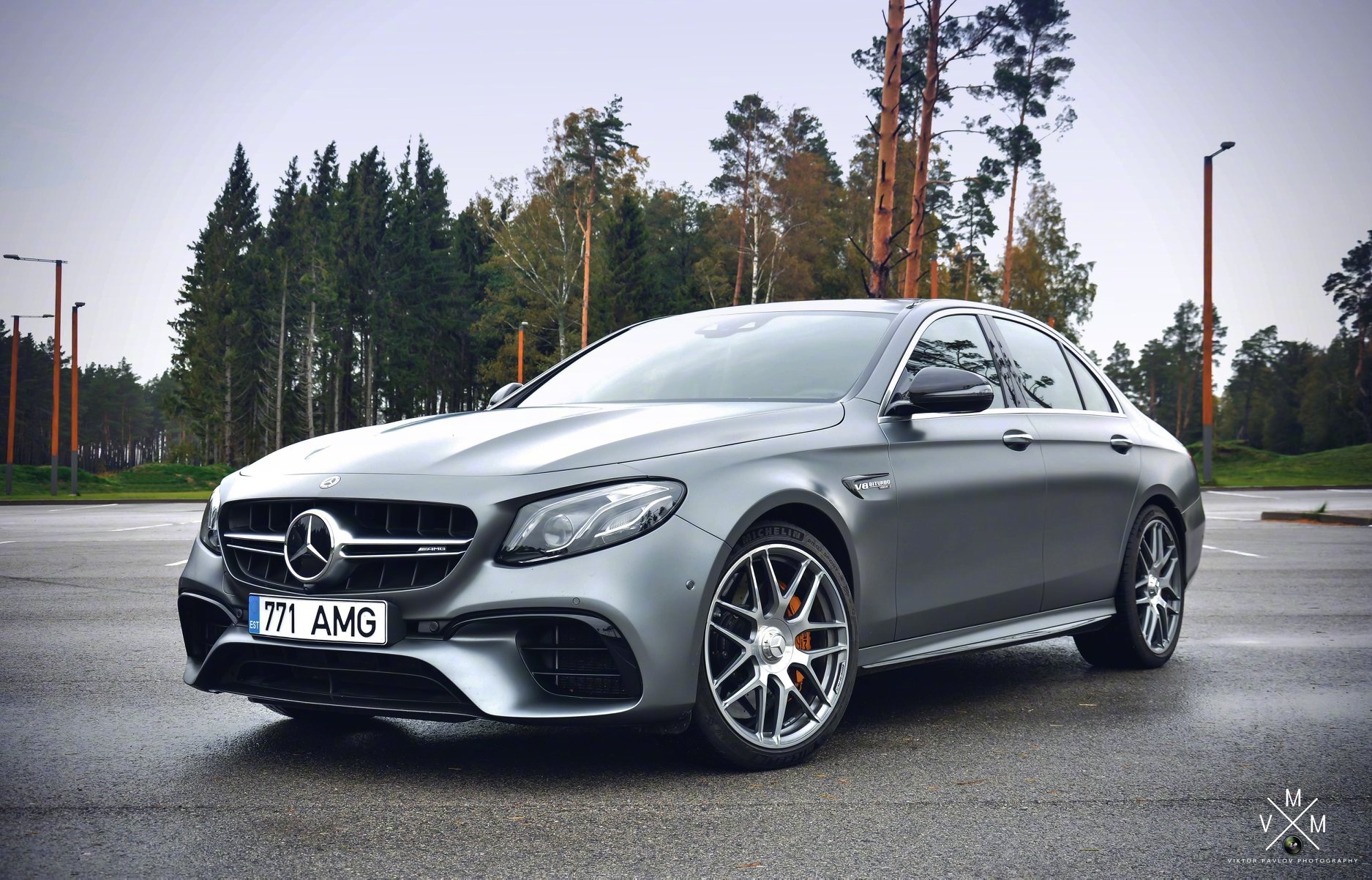 奔驰E63 AMG在国内是真的少见啊