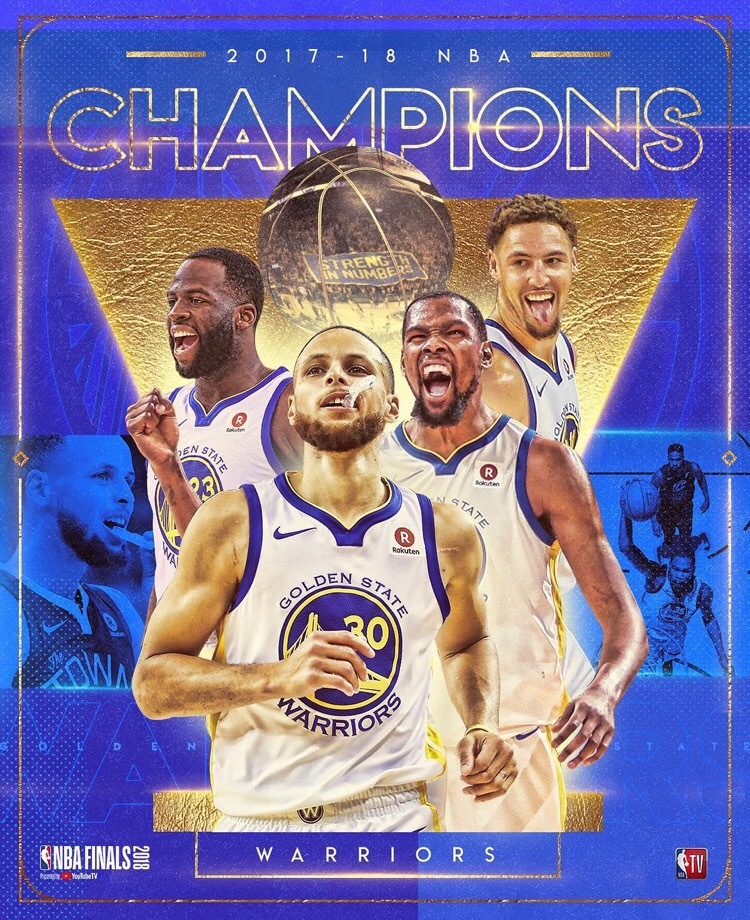 2018年nba总冠军,一张图看nba历届总冠军 恭喜勇士!2018年nba总冠军!