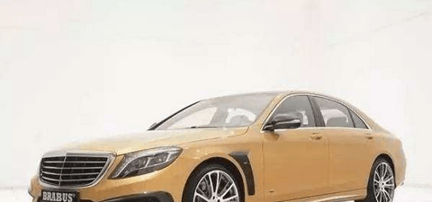 奔驰S850“土豪金”来袭, 无车标, 比S600贵百万, 小猎豹