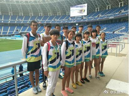 我区组队参加天津市第十四届运动会青少年组、