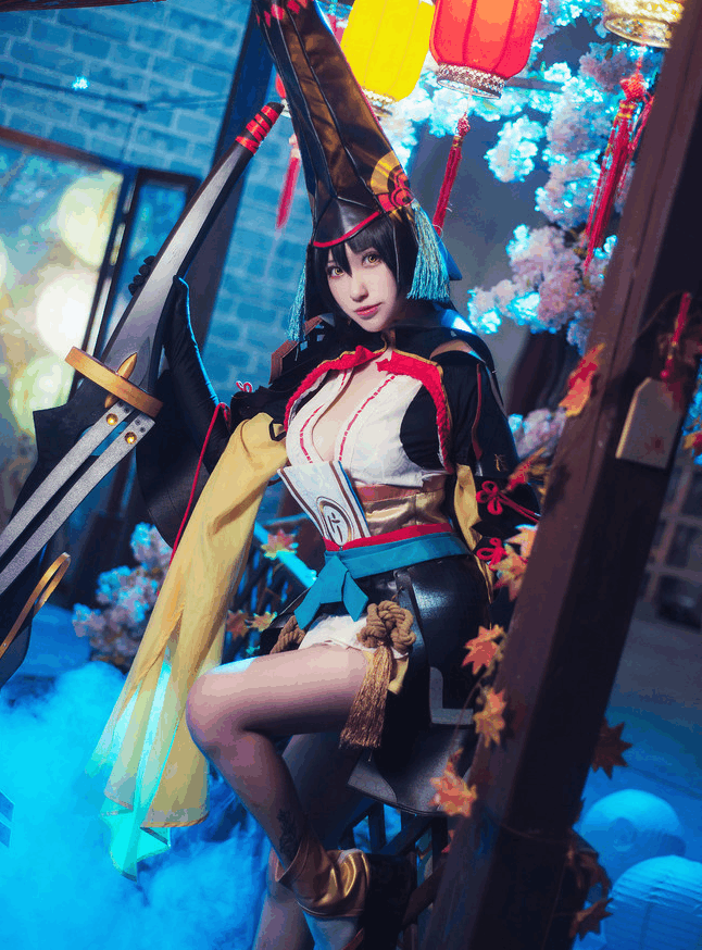 阴阳师cosplay 妖刀,cos阴阳师 妖狐 阴阳师》妖刀姬绝美cos: 纸巾一盒怕是都不够用