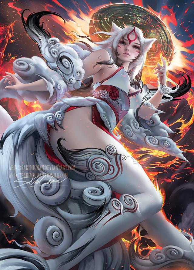 小姐姐又出新图啦丨加拿大概念美女画师sakimichan新作