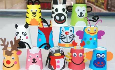 幼儿园六一儿童节手工教案:装饰杯子+手工