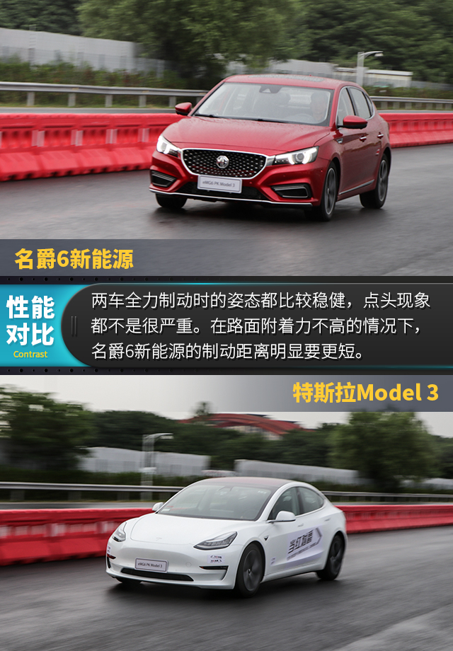 出乎意料的性能对决，名爵6新能源战特斯拉Model 3