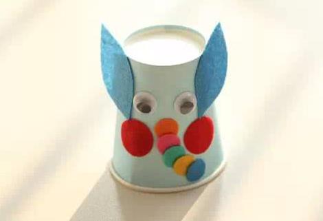 幼儿园六一儿童节手工教案:装饰杯子+手工