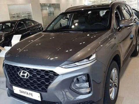 首台新款现代胜达到店实拍, 比昂科威更大, 16万起配8AT