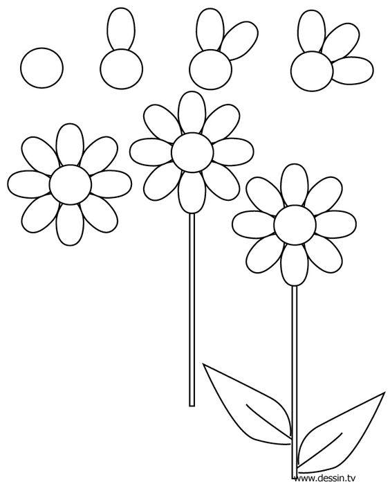儿童简笔画花朵圣诞树小房子等九个日常简易绘画教程