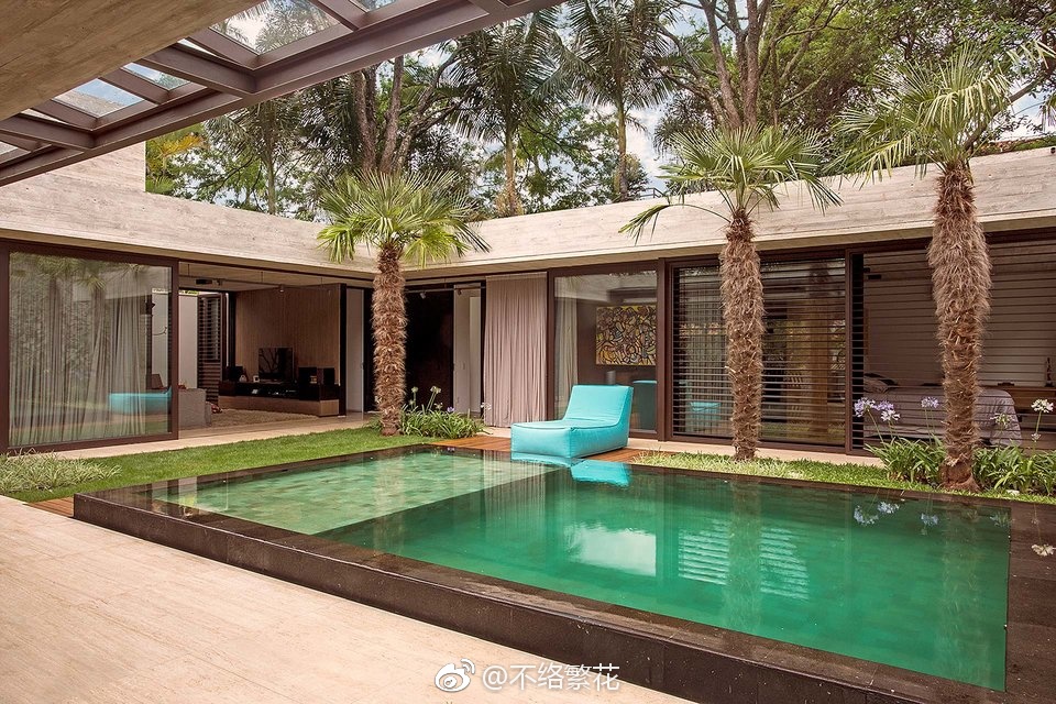 巴西特点的景观+现代主义的建筑