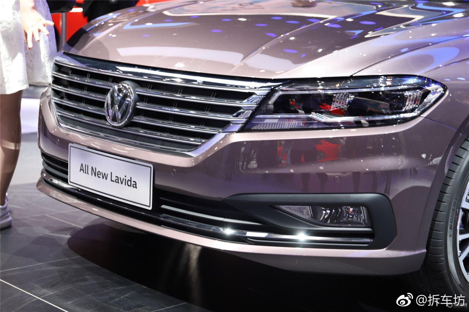 4月25日，北京车展大众展台最新一代的朗逸正式亮相