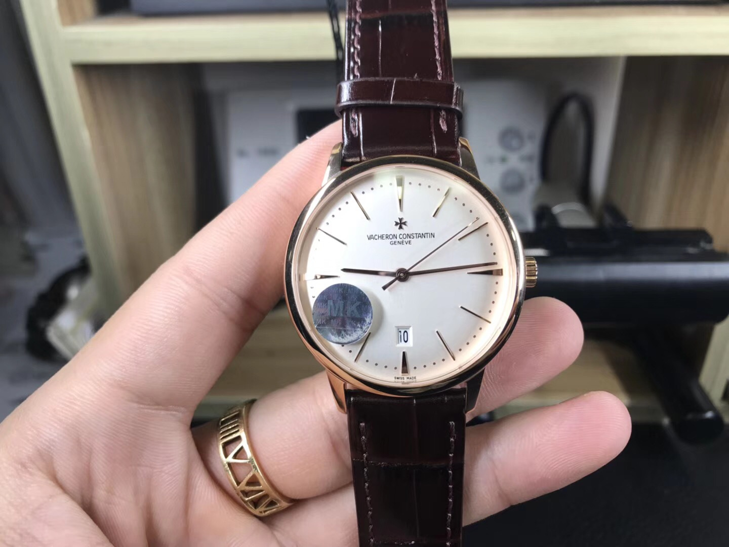 Siri说表: mk厂玫瑰金壳江诗丹顿传承系列8518