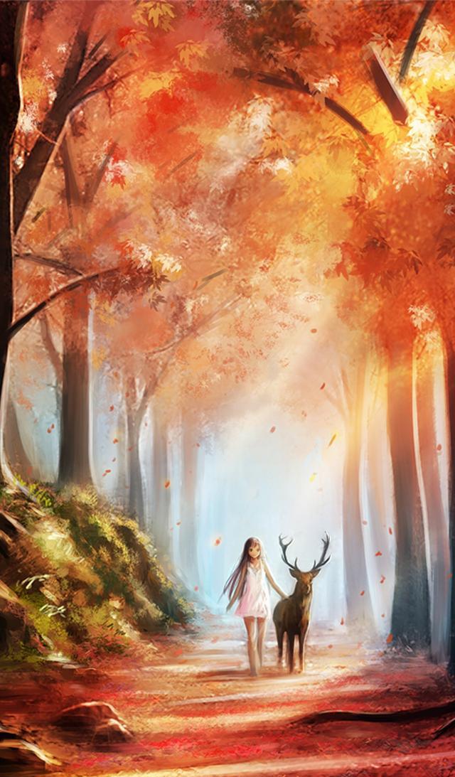 掬一缕清风～与秋天相逢～动漫壁纸