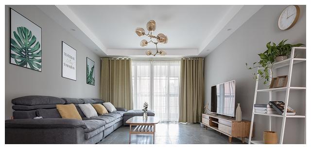 120平三室两厅,老婆花6万简装,很普通的装修,但