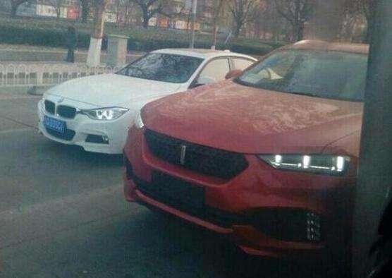 路遇长城魏派实车, 气势超宝马3系, 这样的国产没必要选合资