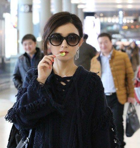 戴墨镜最霸气的十大女星, 郑爽第五, 唐嫣第六