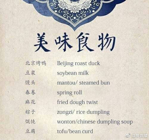 邓超全英文发博,英语好很重要哦。中国风词语