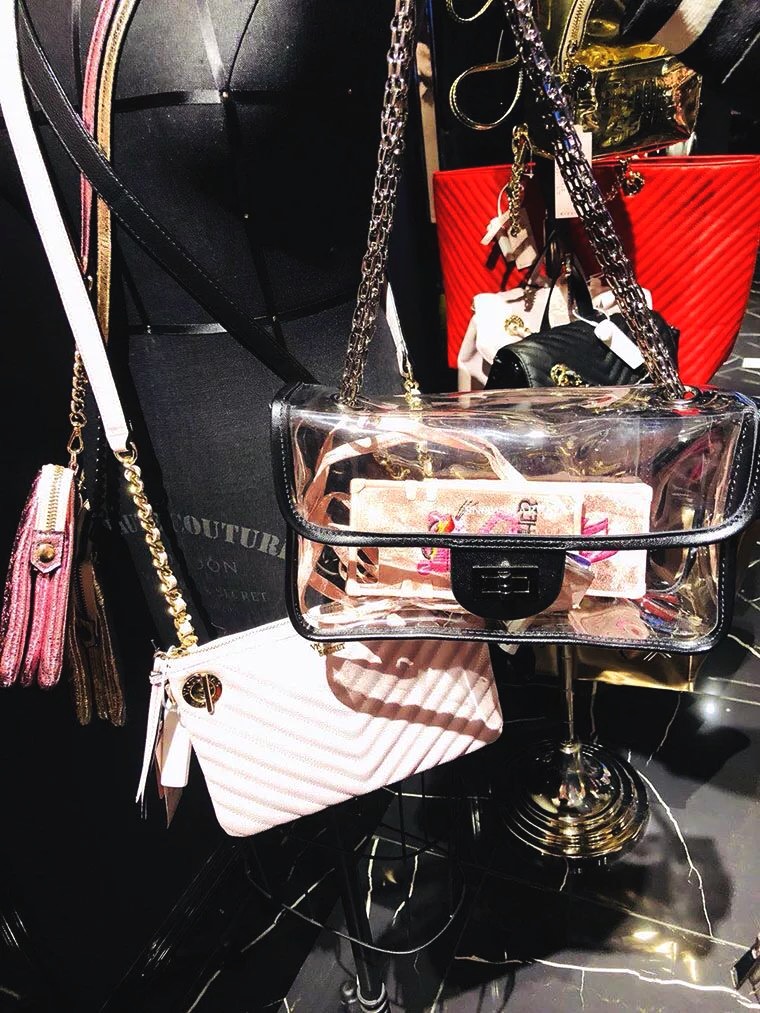 秘Victorias Secret雪花系列走秀款透明包包火到