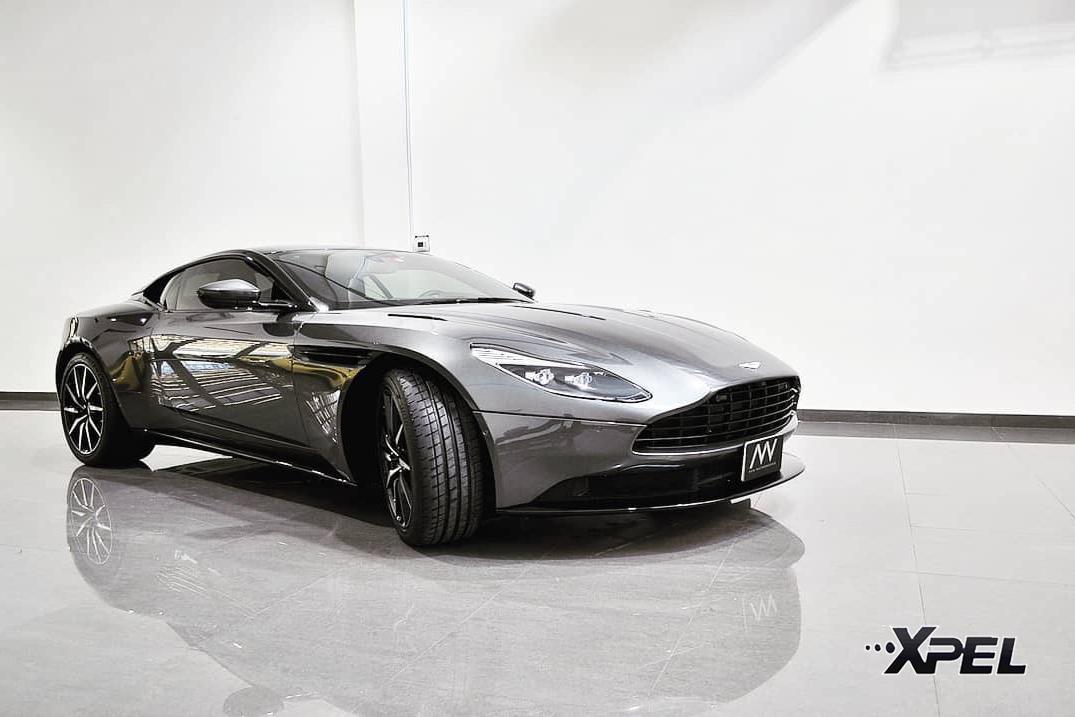超跑阿斯顿马丁贴XPEL隐形车衣，防爆太阳膜