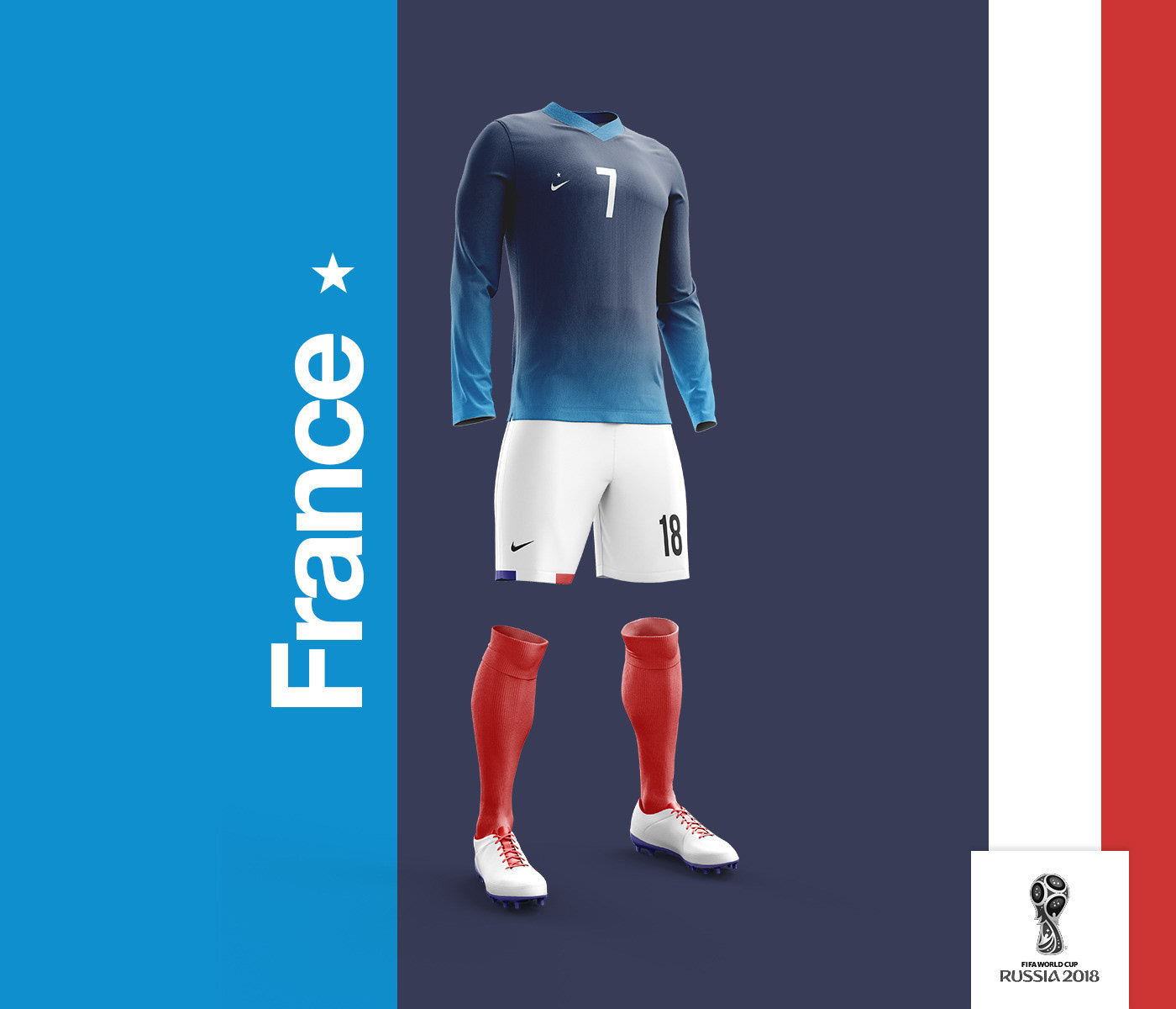 2018俄罗斯世界杯各国球队球衣概念设计(一)