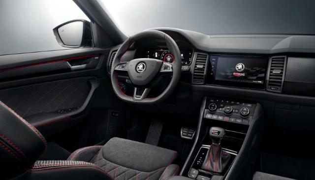 2018巴黎车展Skoda Kodiaq RS内装公布