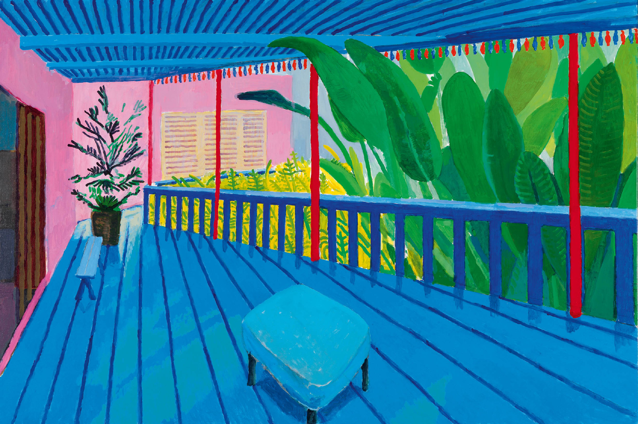 david hockney,david hockney 泳池 大卫霍克尼(david hockney),1937.