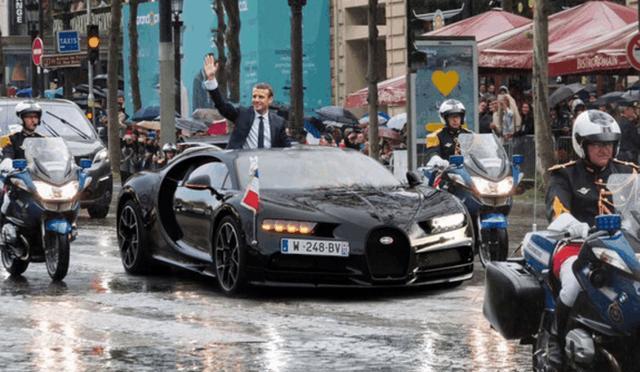 网友说, 年轻的总统坐布加迪, 知道结果, 只能说声“我服”