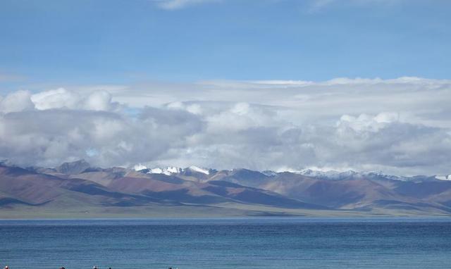 湖和牦牛,最美不过纳木错,蓝天白云牦牛倒映水