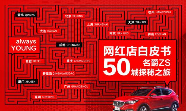 还在剪刀手和尬游？不如和潮车名爵ZS探秘各地美食