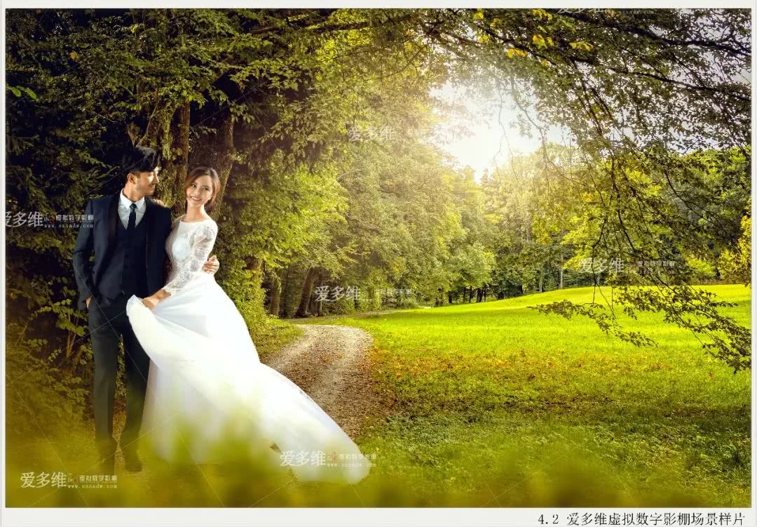 爱多维虚拟数字影棚全球旅拍之云南婚纱场景精