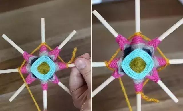 幼儿园废物利用:收了这波毛线创意编织手工,保证牛得杠杠滴!