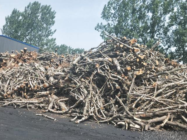 万荣一复合肥厂内土木炭窑污染环境 环保局领