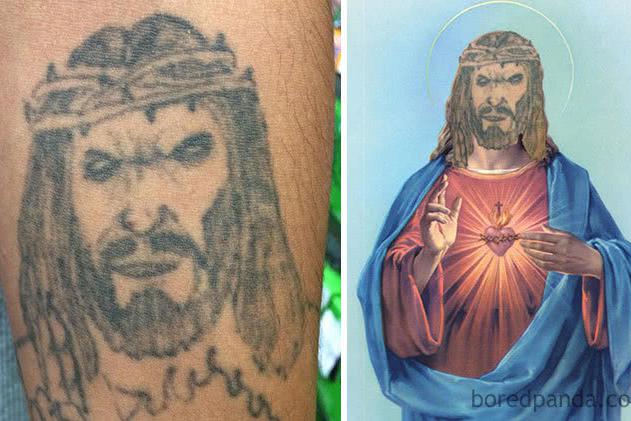 将失败的纹身还原,连玛依莲梦露都不这么性感了