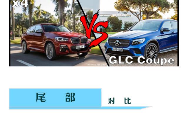 全新宝马X4 PK奔驰GLC Coupe伯仲之间的细微差别全在这里！