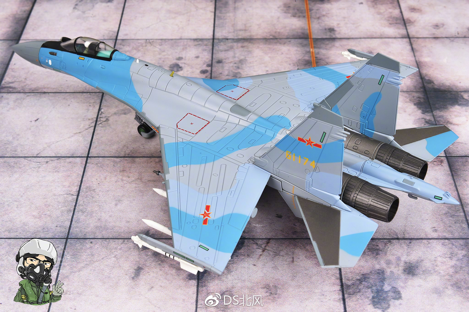 南天门守护神--中国空军苏-35战机合金成品模