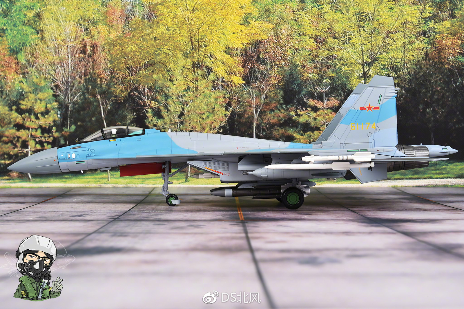 南天门守护神--中国空军苏-35战机合金成品模