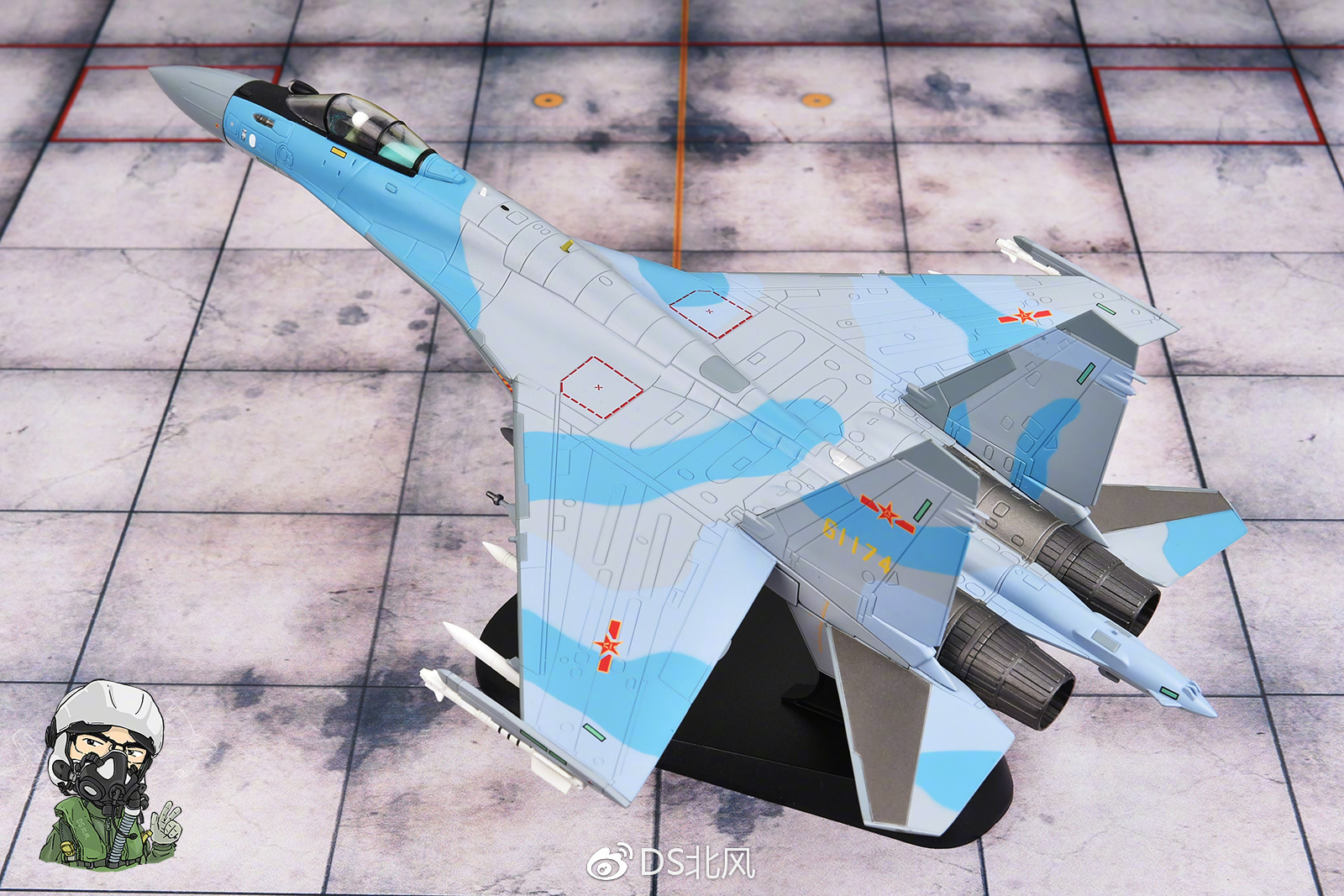 南天门守护神--中国空军苏-35战机合金成品模