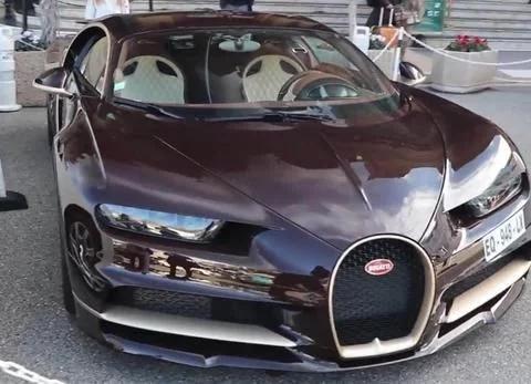 门口停放一辆布加迪，车主说它值5000万