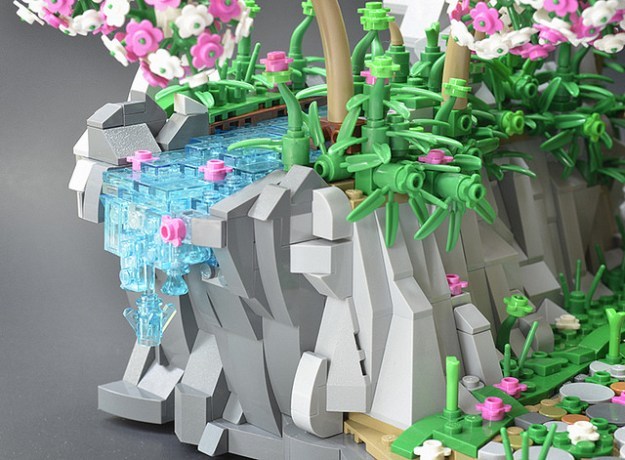 这个乐高忍者主题的moc作品相当吸引人