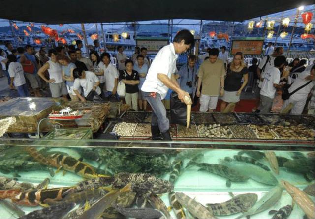 在泰国曼谷,很多中国姑娘来泰国做生意,看看他