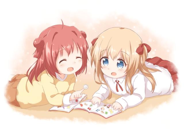 本期动漫壁纸:摇曳百合动漫萌图集