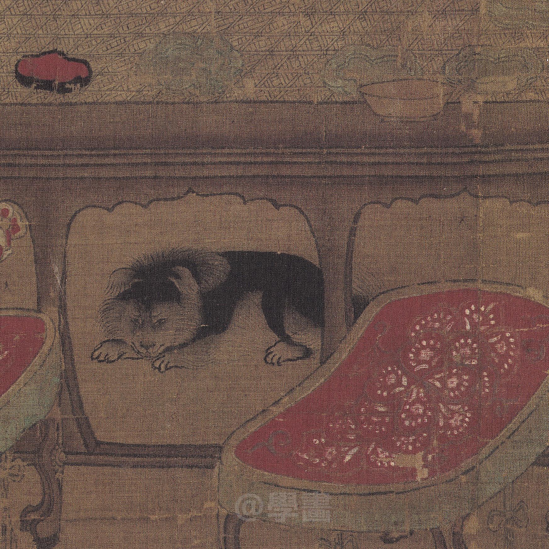 中国十大传世名画“唐宫仕女图”之《宫乐图》佚名