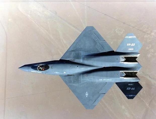 YF23黑寡妇第四代隐身战机设计前卫,却被时