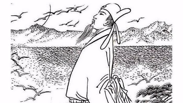 唐朝边塞诗人高适图