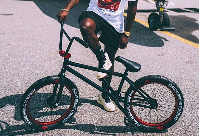 Jordan 要进军自行车市场?BMX 运动员 Nigel 晒出定制小轮车