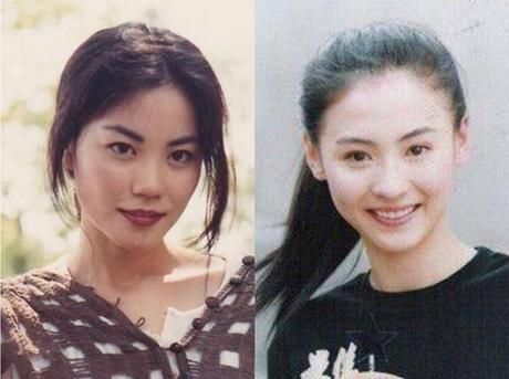 王菲与张柏芝 同样是年轻时候的旧照,两人一同框就对比出美丑.