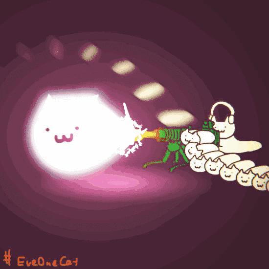 正文      最近,日推上有一猫奴,每天都在推特上分享他的喵画作,这些